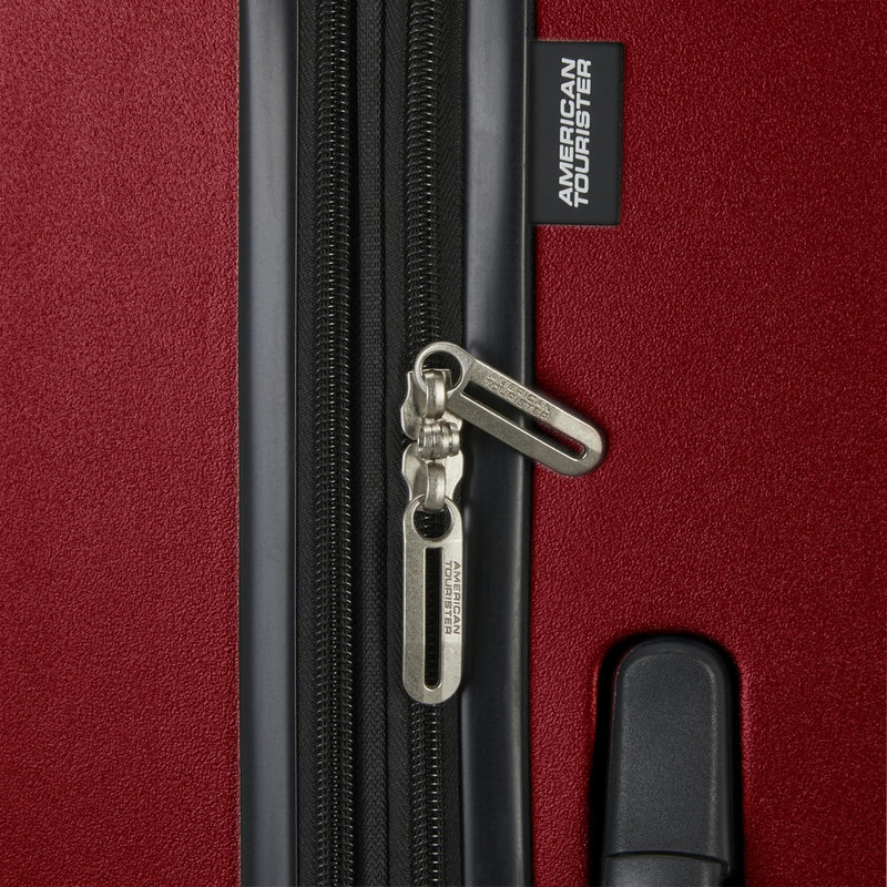 American Tourister Westridge Hardside Luggage Set with Spinner Wheels, Holly Red, 3PC Set (CO/M/L)