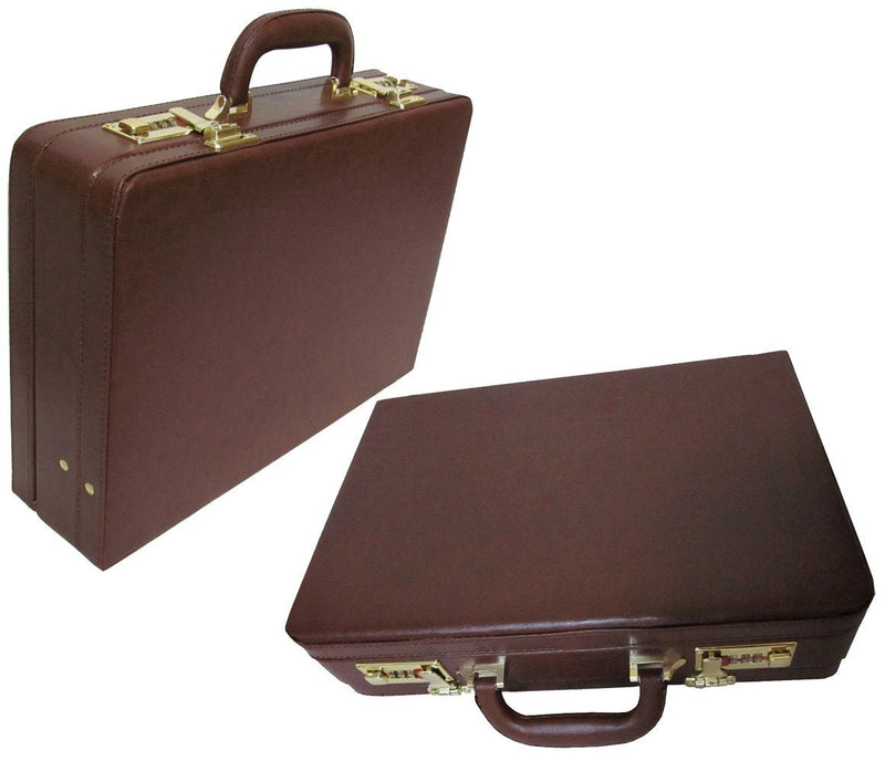 Amerileather Expandable Executive Faux Leather Attache Case(2893 - 8)
