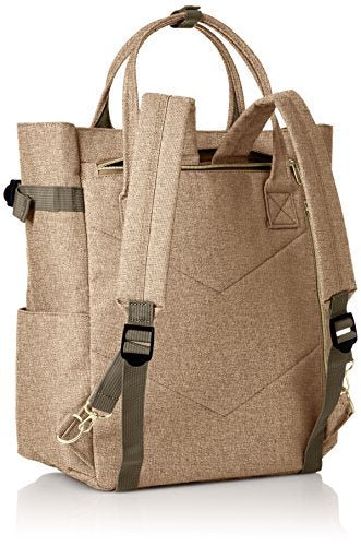 Anello AT-C1225 2-Way Tote Backpack, Large Capacity, A4 POST, beige, F