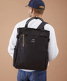 Anello AT-C1225 2-Way Tote Backpack, Large Capacity, A4 POST, beige, F