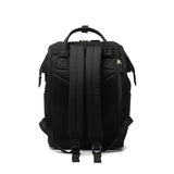 Anello Grande SPS GUB3014Z Backpack with Clasp, Small, A4 Base, Water Repellent, Multi-Storage, Black