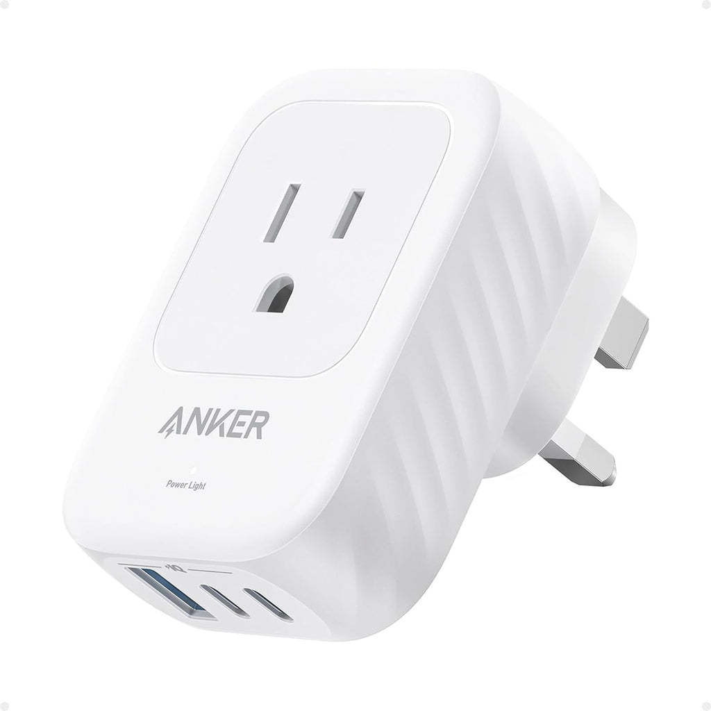 Anker Travel Adapter, Type G Adapter for Travel, US to UK Plug Adapter ...