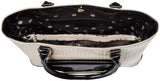Anne Klein Change The Channe Tote Shoulder Bag,Beige /Black Multi,One Size