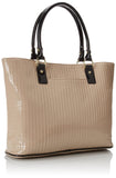 Anne Klein Change The Channe Tote Shoulder Bag,Beige /Black Multi,One Size