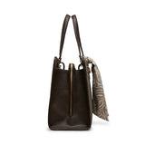 Anne Klein Women's Triple Compartment Tote with Scarf