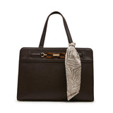 Anne Klein Women's Triple Compartment Tote with Scarf