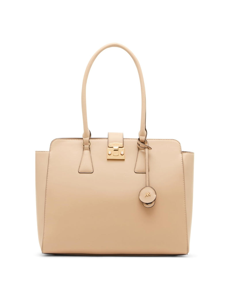 Anne Klein Work Tote with Laptop Case and Convertible Strap