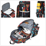 Ansigeren No. 30 Basketball Player Multifunctional Backpacks Sports Fan Bookbag Travel Student Backpack (W1)