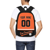 ANTKING San_Francisco Backpack High capacity Custom Any Name and Any Number Gifts for Kids Men Fans
