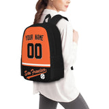 ANTKING San_Francisco Backpack High capacity Custom Any Name and Any Number Gifts for Kids Men Fans