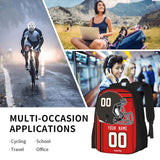 ANTKING Tampa Backpack Customized High capacity Personalized Any Name and Number Fans Gifts for Kids Men