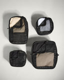 ANTLER - Compression Packing Cubes for Travel, Luggage Organiser for Suitcases or Bags, Travel Accessories, Set of 4, Black