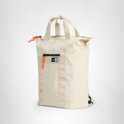ANTLER - Essential Tote Backpack, Rucksack with Laptop Pocket, Suitcase Sleeve, Durable for Travel, Work, Gym Bag for Men & Women - Cream Stone