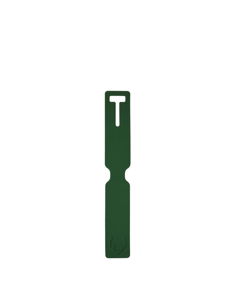 ANTLER Luggage Tags - Durable Rubber, for Suitcases & Travel Bags, Assorted Colors, Easy ID & Personalization, Fits Most Suitcases - 1.5 x 10.5 in - Antler Green