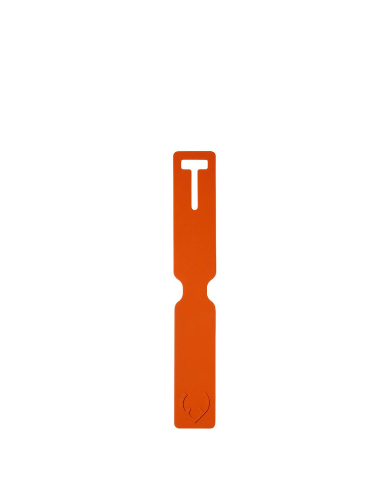 ANTLER Luggage Tags - Durable Rubber, for Suitcases & Travel Bags, Assorted Colors, Easy ID & Personalization, Fits Most Suitcases - 1.5 x 10.5 in - Coral Orange
