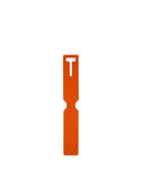 ANTLER Luggage Tags - Durable Rubber, for Suitcases & Travel Bags, Assorted Colors, Easy ID & Personalization, Fits Most Suitcases - 1.5 x 10.5 in - Coral Orange