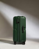 ANTLER - Single Stripe Hardside Luggage 26 Inch Checked - Medium Suitcase - Durable, Lightweight & Expandable, 4 Spinner Wheels - Adjustable Handle, TSA Lock - Green