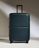 ANTLER - Single Stripe Hardside Luggage 32 Inch Large Suitcase - Durable, Lightweight & Expandable, 4 Spinner Wheels - Adjustable Handle, TSA Lock - Indigo