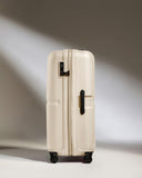 ANTLER - Single Stripe Hardside Luggage 32 Inch Large Suitcase - Durable, Lightweight & Expandable, 4 Spinner Wheels - Adjustable Handle, TSA Lock - Wheat Beige