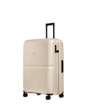 ANTLER - Single Stripe Hardside Luggage 32 Inch Large Suitcase - Durable, Lightweight & Expandable, 4 Spinner Wheels - Adjustable Handle, TSA Lock - Wheat Beige