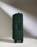 ANTLER - Soft Stripe Large Luggage - 31" Softside Suitcase, Durable, Lightweight & Expandable, 4 Spinner Wheels - Adjustable Handle, TSA Lock, Antler Green