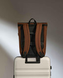 ANTLER - Urban Core Zip Top Backpack, 12L Rucksack with 14" Laptop Pocket, Water - Resistant, Carry - On, Work, Gym Bag, Brown
