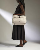 ANTLER - Urban Light Overnight Bag for Women, Compact Weekend Tote, Carry On Underseat 11 x 17.7 x 7.9 inch - Taupe