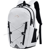 AO ALI VICTORY Women's Laptop Backpack 15.6 inch,Travel Backpack for Men,College Bookbag, Lightweight Outdoor Sport Hiking Back Pack, Everyday Daypack, White