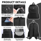 AOTIAN 17 - Inch Backpack for Adult, Durable Lightweight Bookbag for Boys & Girls, Daypack for College, Work, Travel & Hiking