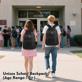 AOTIAN 17 - Inch Backpack for Adult, Durable Lightweight Bookbag for Boys & Girls, Daypack for College, Work, Travel & Hiking