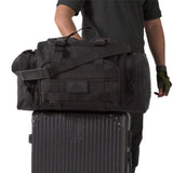 APRILBAY Duffel Bag – Heavy Duty Tactical Gym Bag for Men, Splashwater - Proof Weekender Travel Bag for Basketball, Football, Soccer, Hiking, and Hunting (Black)