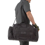 APRILBAY Duffel Bag – Heavy Duty Tactical Gym Bag for Men, Splashwater - Proof Weekender Travel Bag for Basketball, Football, Soccer, Hiking, and Hunting (Black)