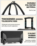 Arcoyard Rolling Backpack for Women, Travel Rolling Laptop Backpack with Wheels, Vertical & Horizontal Storage 2 In 1, Flip - Top Design, Water - Resistant Overnight College Underseat Carry on Luggage