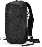 Arc'teryx Aerios 18 Backpack Unisex | Ultralight 18L Daypack with a Customizable Fit | Black, Regular