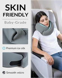 Artelse Neck Travel Pillow - Memory Foam Travel Pillow for Airplane, Washable Comfortable Breathable Cover, 360 Degree Support Ergonomic Design Best for Travel, Flight, Train, Sleeping