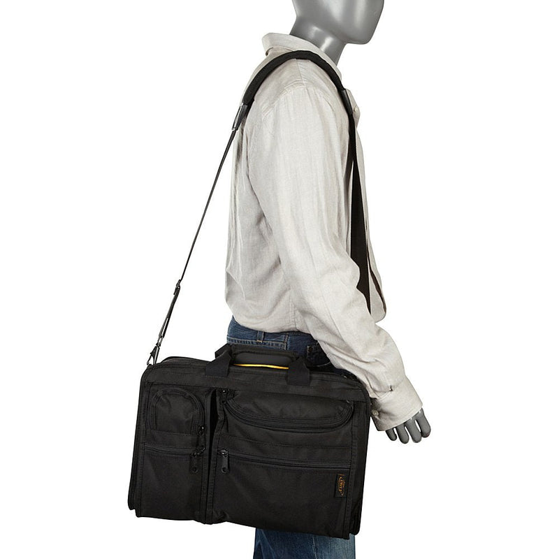 A.Saks Ballistic Nylon Organizer Briefcase