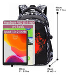 Asge Backpack for School Boys Backpacks for Kids Camo Bookbag for Middle School Bags Waterproof Travel Back Pack