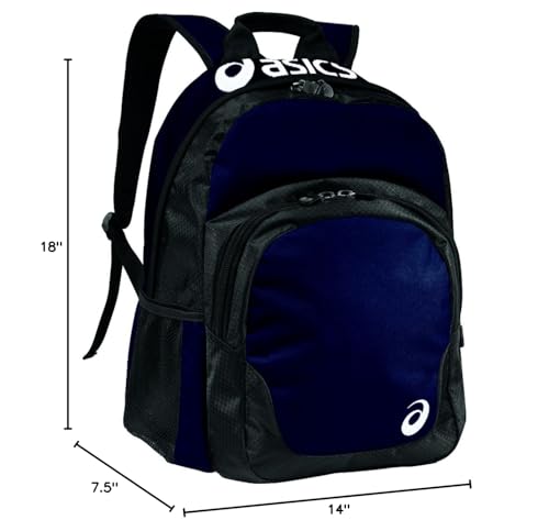 ASICS Team Backpack, Navy/Black, One Size