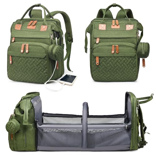 Astro alan Baby Diaper Bags with Changing Station, Waterproof Diaper Bag Backpack for Moms Dads with USB Charging Port, Baby Shower | Backpacks4Less