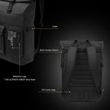 ASUS TUF Gaming VP4700 Backpack, up to 17" laptop, with top folded closure to resize, light weight and durable water repellent for daily usage