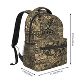 ASYG Hawaii Style Backpack Hawaiian Tribal Element Laptop Backpack Hawaii Tablet Bag Beach Bag Laptop Bag