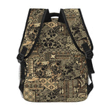 ASYG Hawaii Style Backpack Hawaiian Tribal Element Laptop Backpack Hawaii Tablet Bag Beach Bag Laptop Bag