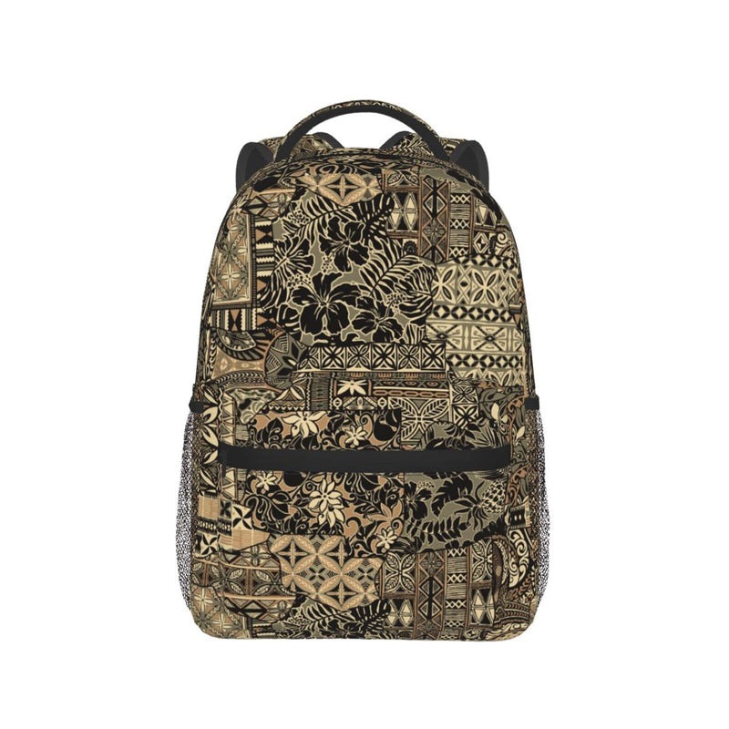 ASYG Hawaii Style Backpack Hawaiian Tribal Element Laptop Backpack Hawaii Tablet Bag Beach Bag Laptop Bag