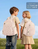 atgark Corduroy Toddler Backpack for Girls 2 - 5, Preschool Kindergarten Backpack - Cute Kids Backpacks for Girls 13.7" H Fit Folder