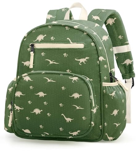 atgark Corduroy Toddler Backpack for Girls Boys: Preschool Kindergarten Backpack - Cute Kids Backpacks for Girls Boys