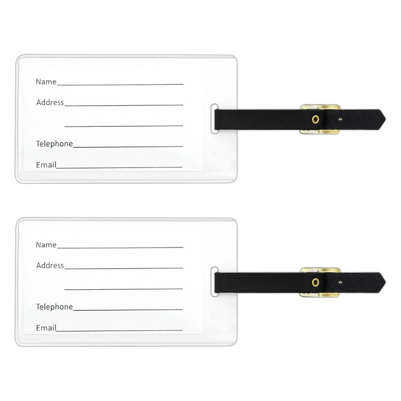 Atlantic Lobster on Blue Waves Luggage ID Tags Carry - On Cards - Set of 2