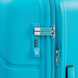 Atlantic Luggage Convertible Medium to Large, Checked Expandable Hardside Spinner
