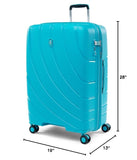 Atlantic Luggage Convertible Medium to Large, Checked Expandable Hardside Spinner