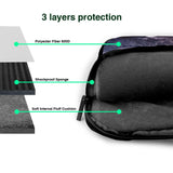 Atlantic Ocean Print Laptop Shoulder Bag With Shoulder Strap Briefcase Slim Computer Bag For Women Men 13 inch