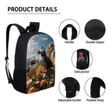 Atlantic Puffin School Backpack For Girls Boys Kids,Lightweight Elementary Student Bookbag Perfect for Back to School